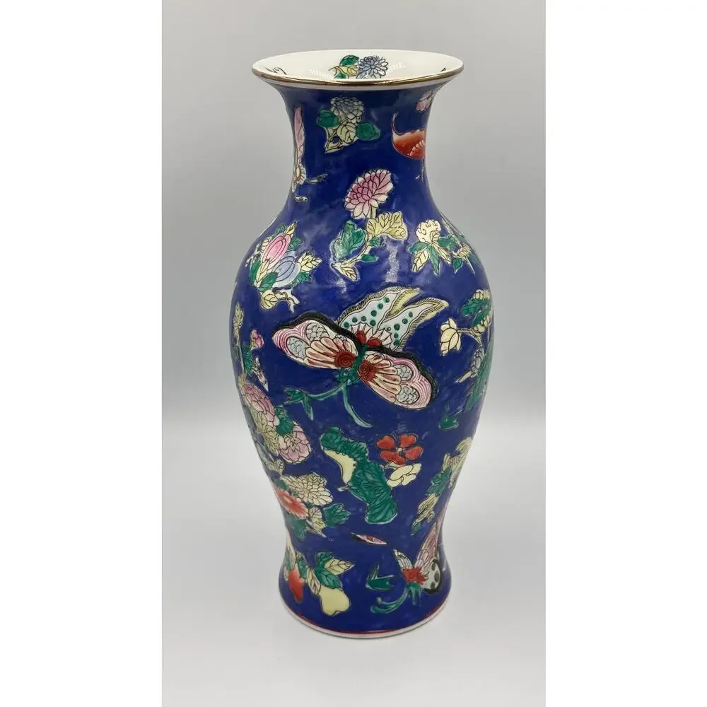 Antique Large Fine Quality Oriental Chinese 19th Century TongZhi Mark Vase